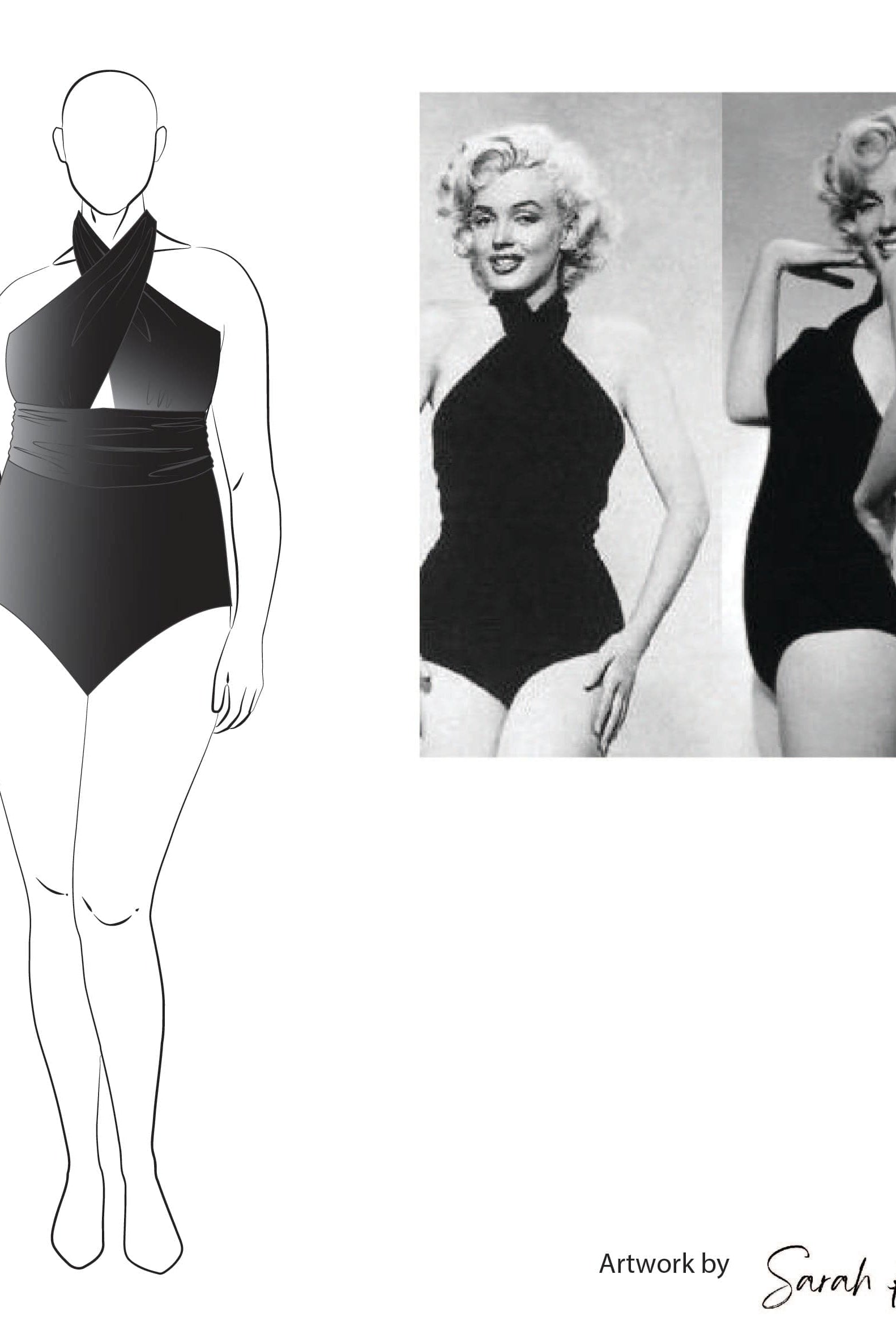 Bettylicious Retro  PRE-ORDER Marilyn Inspired Vintage Style Swimsuit