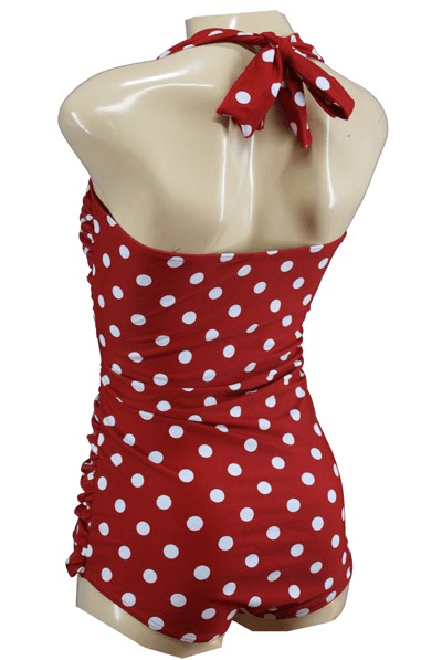 Bettylicious Retro Swimsuit Red Polka Dot Vintage style Swimsuit
