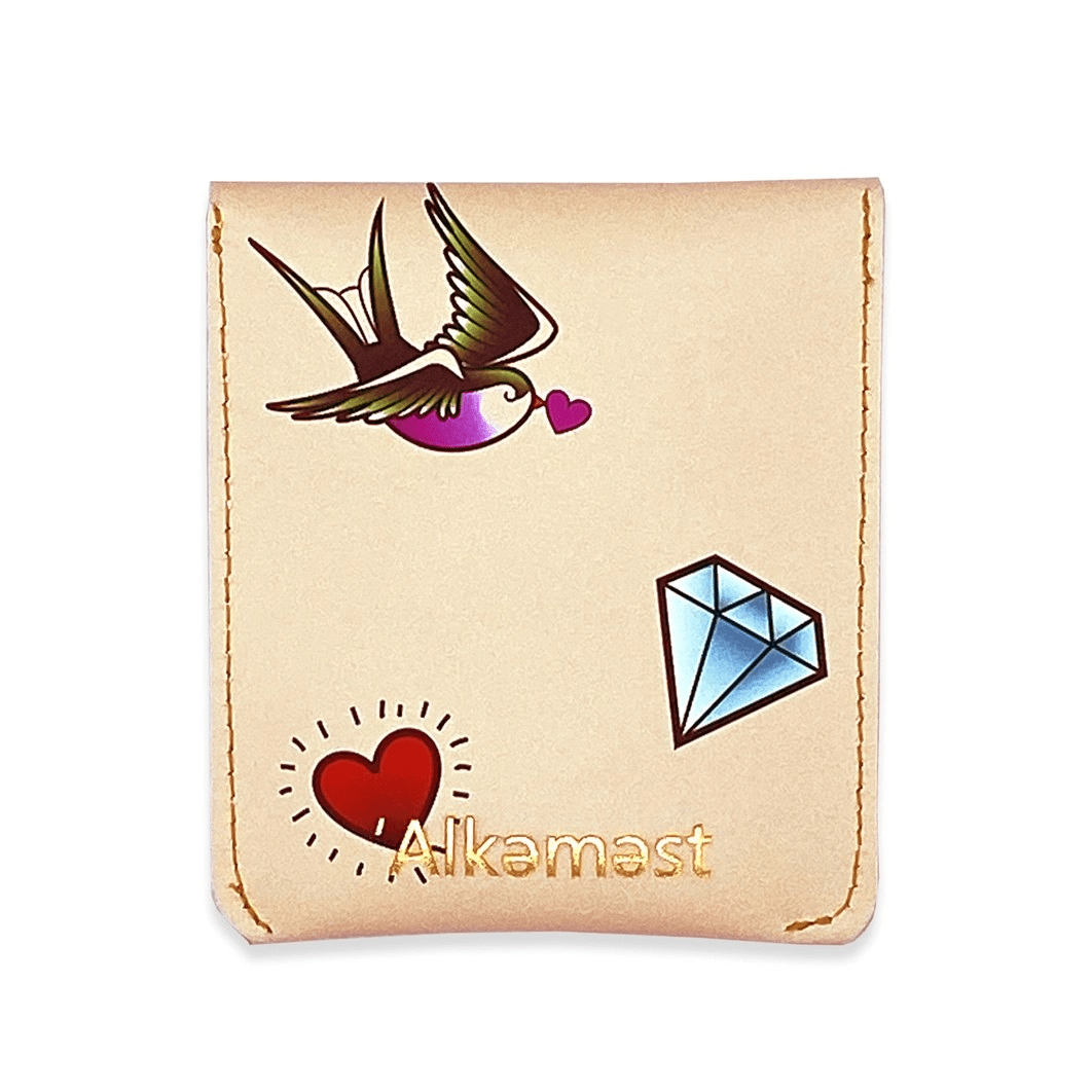 BettyliciousUK Accessories Tattooed Leather Boob Pouches: Fun Feminist Coin Purses by Alkemest