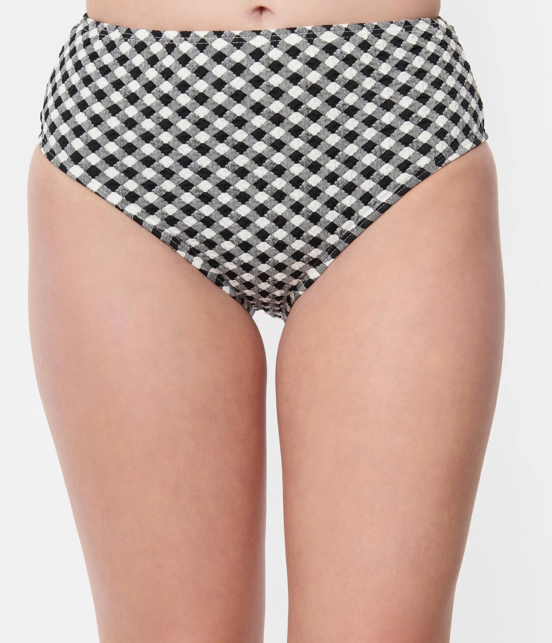 BettyliciousUK Bikini Bottoms Unique Vintage Black & White Gingham Bikini Bottoms.