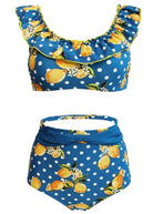 BettyliciousUK Bikini Set Bettylicious Lemon and Polka Dot Bikini SET