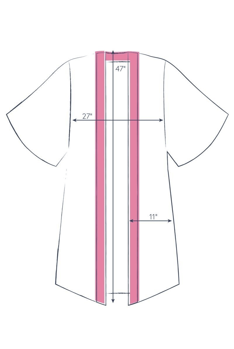 BettyliciousUK Clothing Dark Rose Vintage Style Tropical Kimono by Powder (Copy)