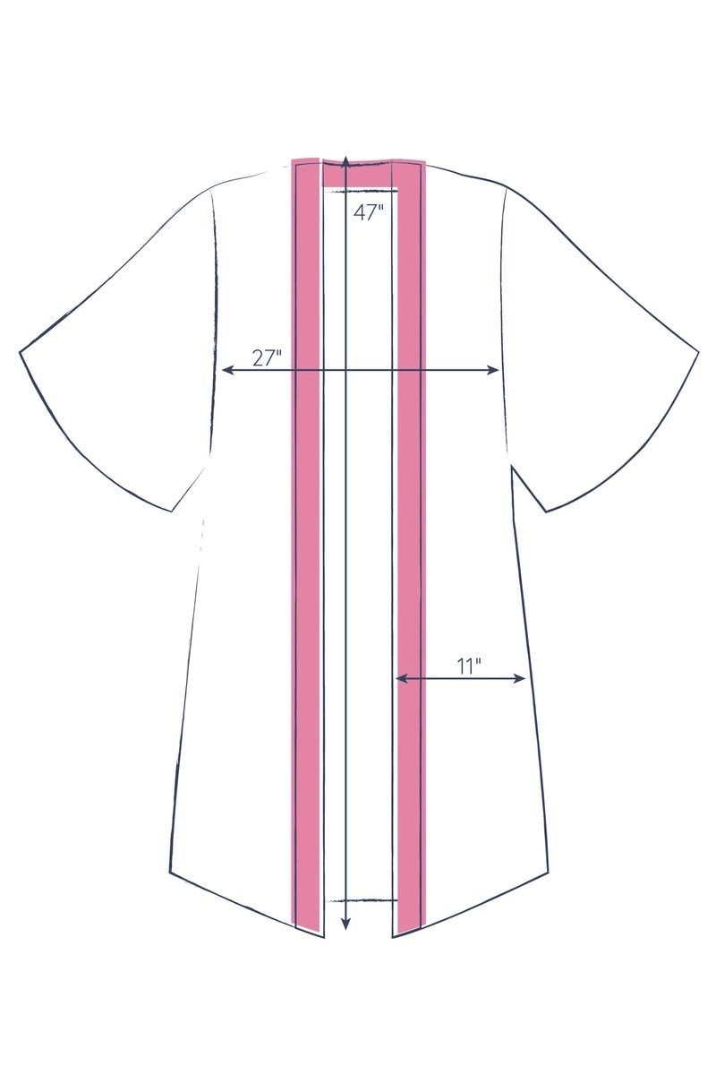 BettyliciousUK Clothing Dark Rose Vintage Style Tropical Kimono by Powder (Copy)