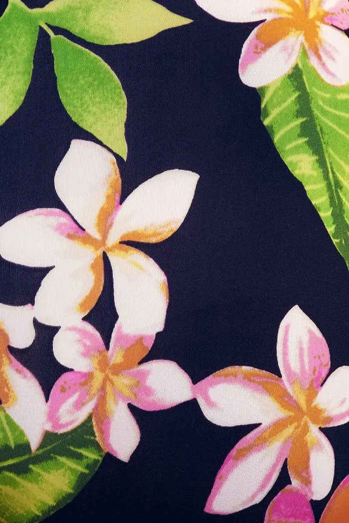 BettyliciousUK Esther Williams Tropical Flower Print Retro Vintage Bikini Top