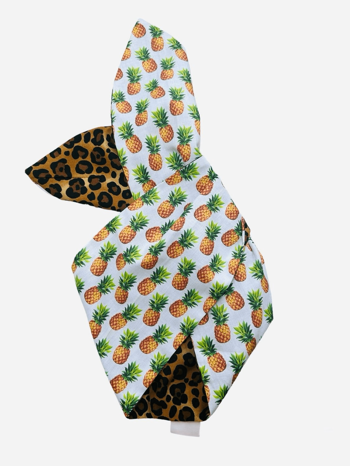 BettyliciousUK Hairband BeBop Wired Vintage Style Hairband Pineapple/Leopard Print.