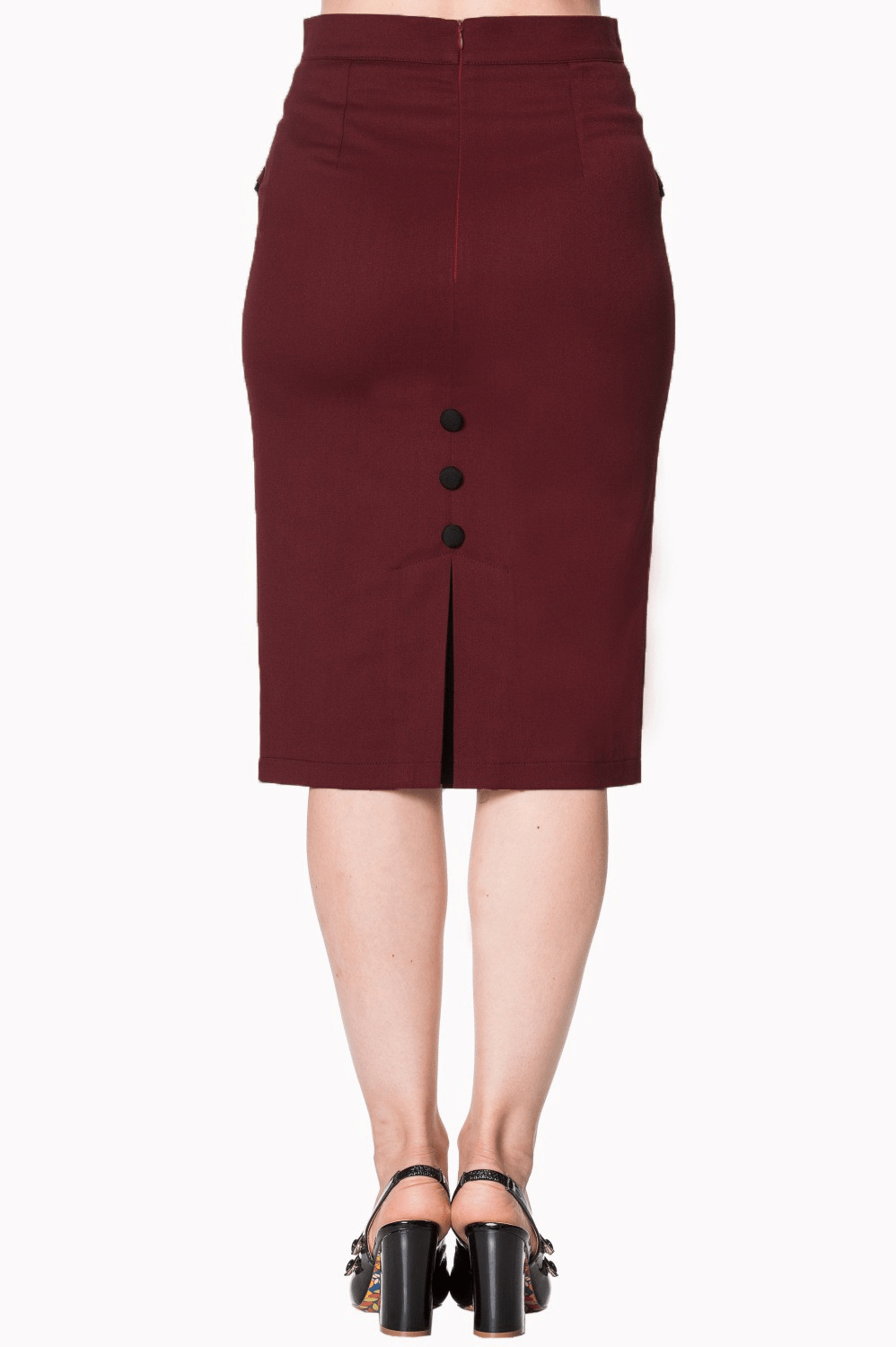 BettyliciousUK Skirt Tori Vintage Style Pencil Skirt by Banned Apparel
