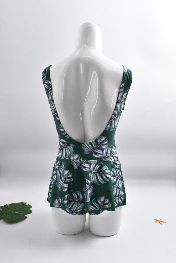 BettyliciousUK Swimdress Bettylicious Palm Leaf Swimdress