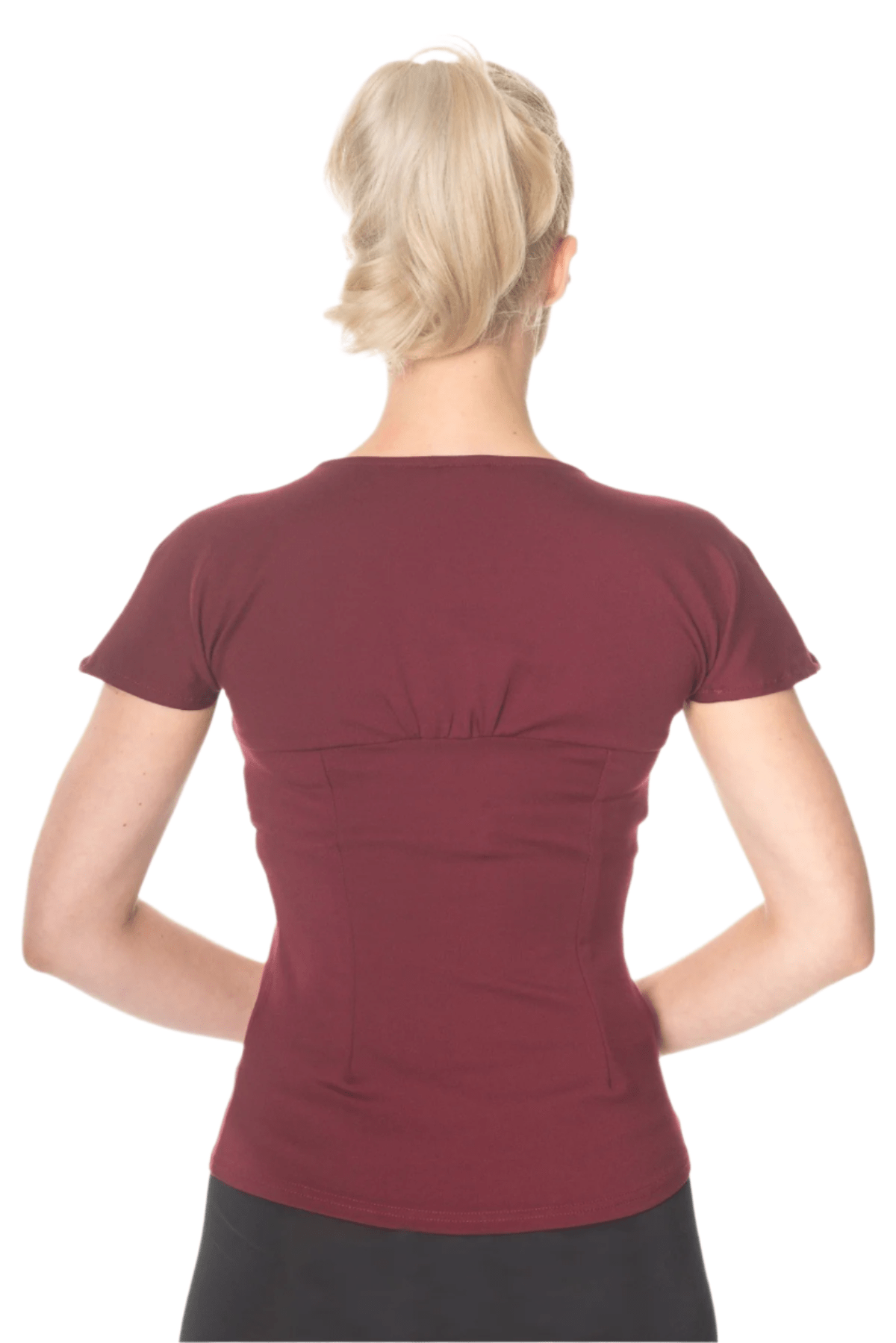 BettyliciousUK Top She Who Dares Vintage Style Top by Banned Apparel