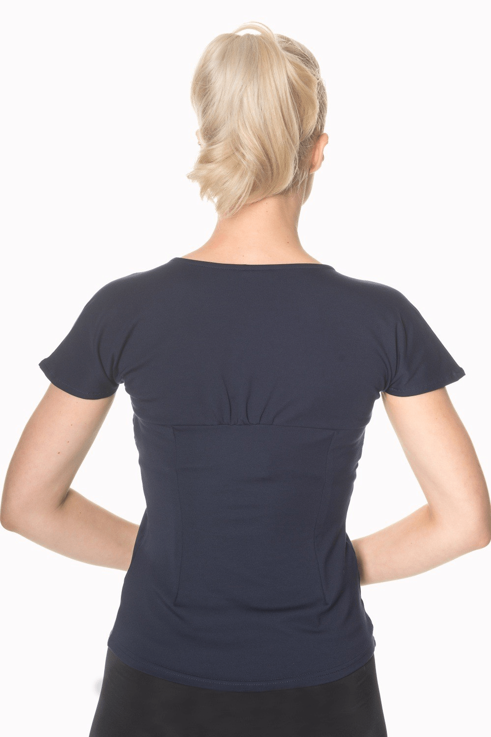 BettyliciousUK Top She Who Dares Vintage Style Top by Banned Apparel