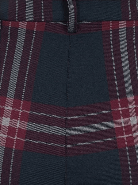 BettyliciousUK Trousers Collectif Baylee Vintage Style Wide Leg Check trousers