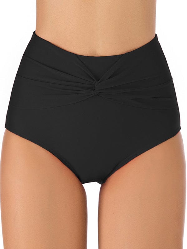 kakaclo Bikini Bottoms Sexy Waist Front Twist Wholesale European and American Swimming Trunks
