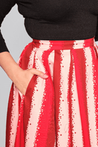 Bettylicious Retro  Clothing Marilu Stardust Stripe Swing Skirt