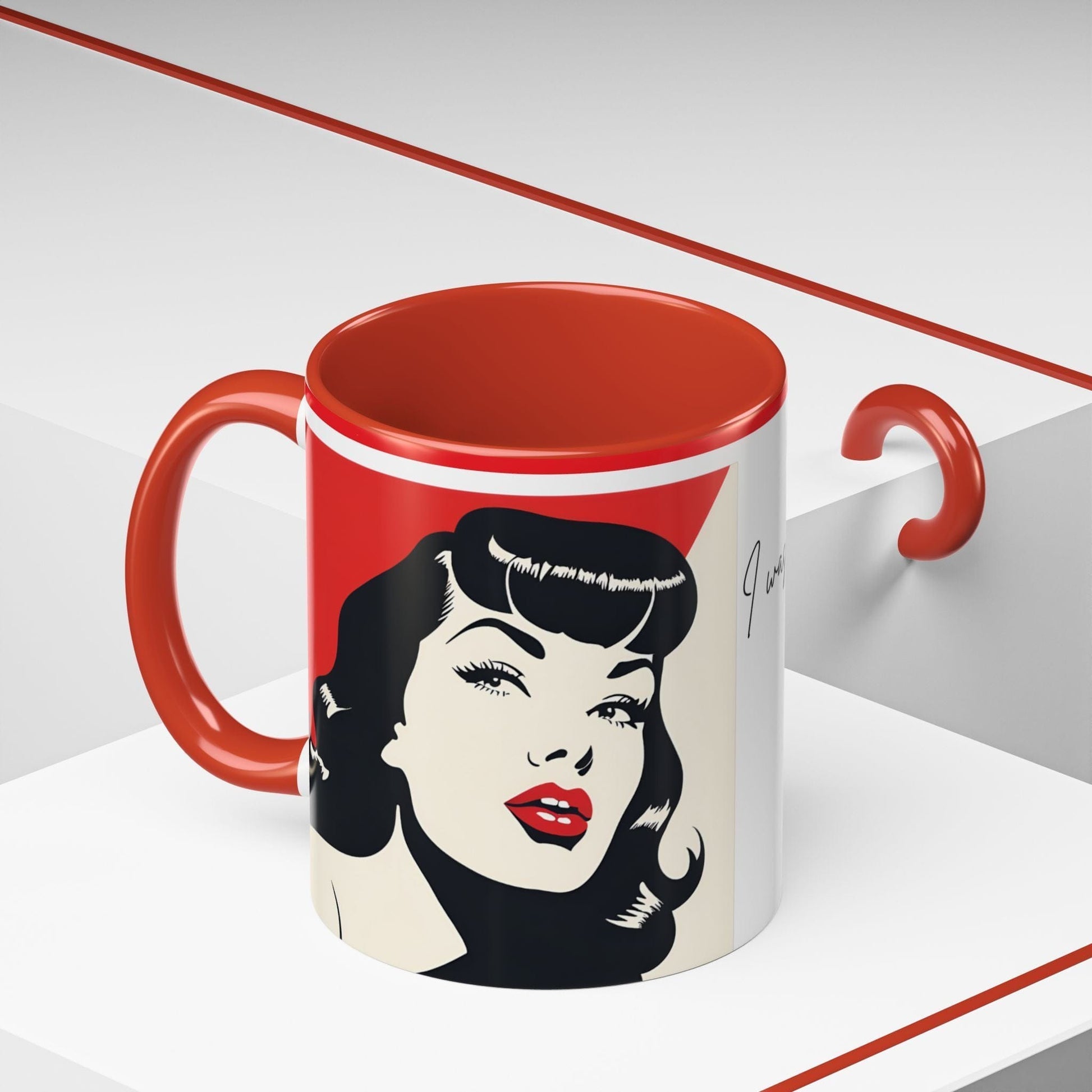 Bettylicious Retro Ltd Mug Red / 10oz Bettie Page Inspired Mug