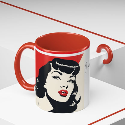 Bettylicious Retro Ltd Mug Red / 10oz Bettie Page Inspired Mug