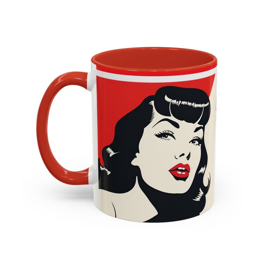 Bettylicious Retro Ltd Mug Red / 10oz Bettie Page Inspired Mug