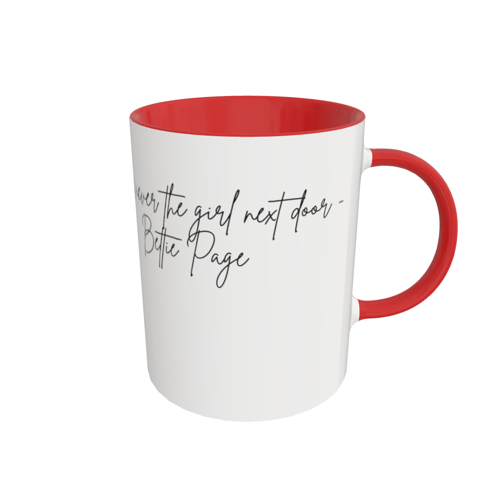 Bettylicious Retro Ltd Mug Red / 10oz Bettie Page Inspired Mug