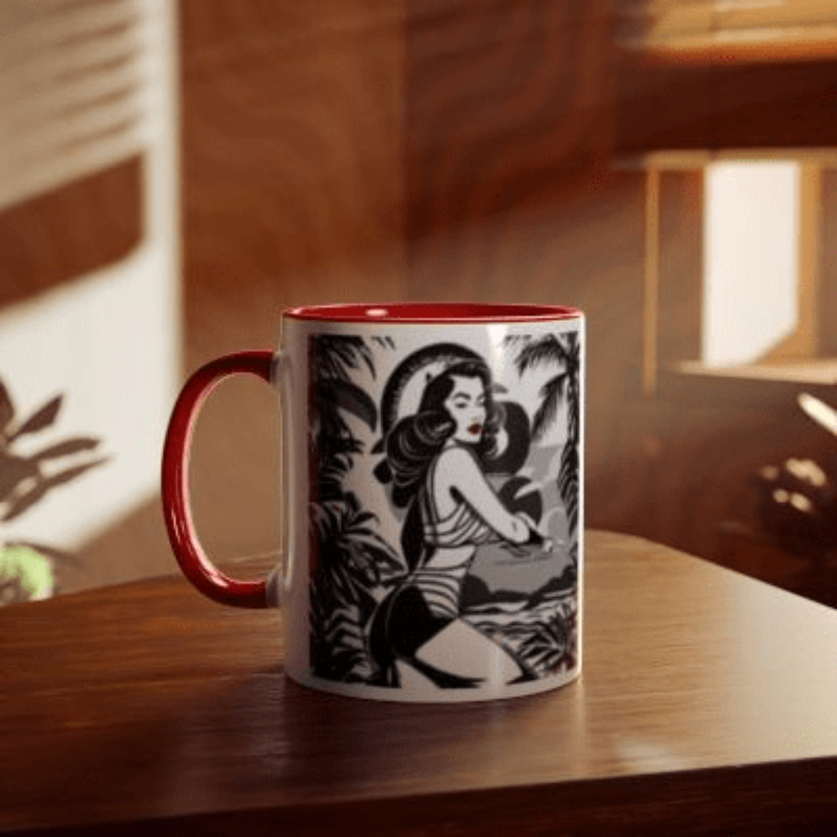 Bettylicious Retro Ltd Mug Red / 10oz Sunset Boulevard Inspired Mug