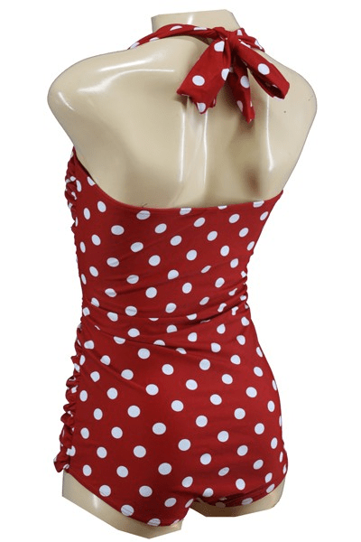 Bettylicious Retro  Swimsuit Red Polka Dot Vintage style Swimsuit