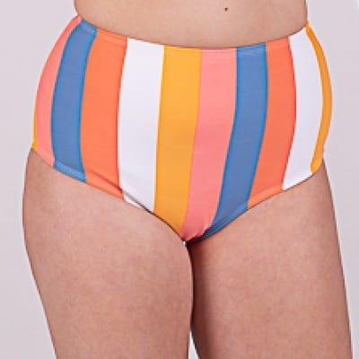 BettyliciousUK Bettie Page Sherbet High Waisted Bikini Bottoms