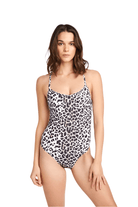 BettyliciousUK Bikini Set Bay Watch Cross Back Style Swimsuit in Animal Print.