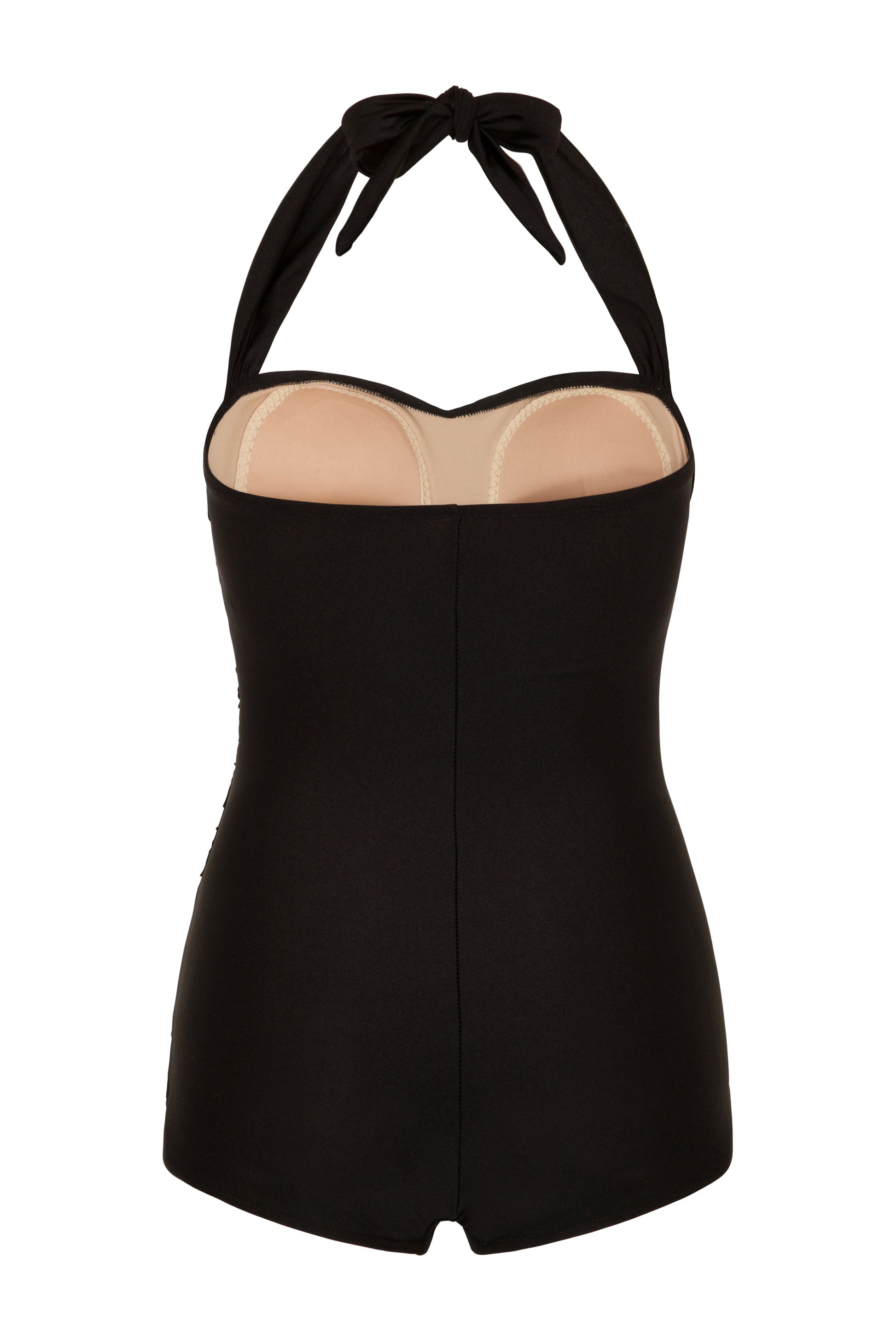 BettyliciousUK Esther Williams Black 1950's Style Swimsuit with Tummy Control