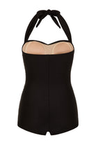BettyliciousUK Esther Williams Black 1950's Style Swimsuit with Tummy Control