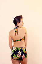 BettyliciousUK Esther Williams Tropical Flower Print Retro Vintage Bikini Top
