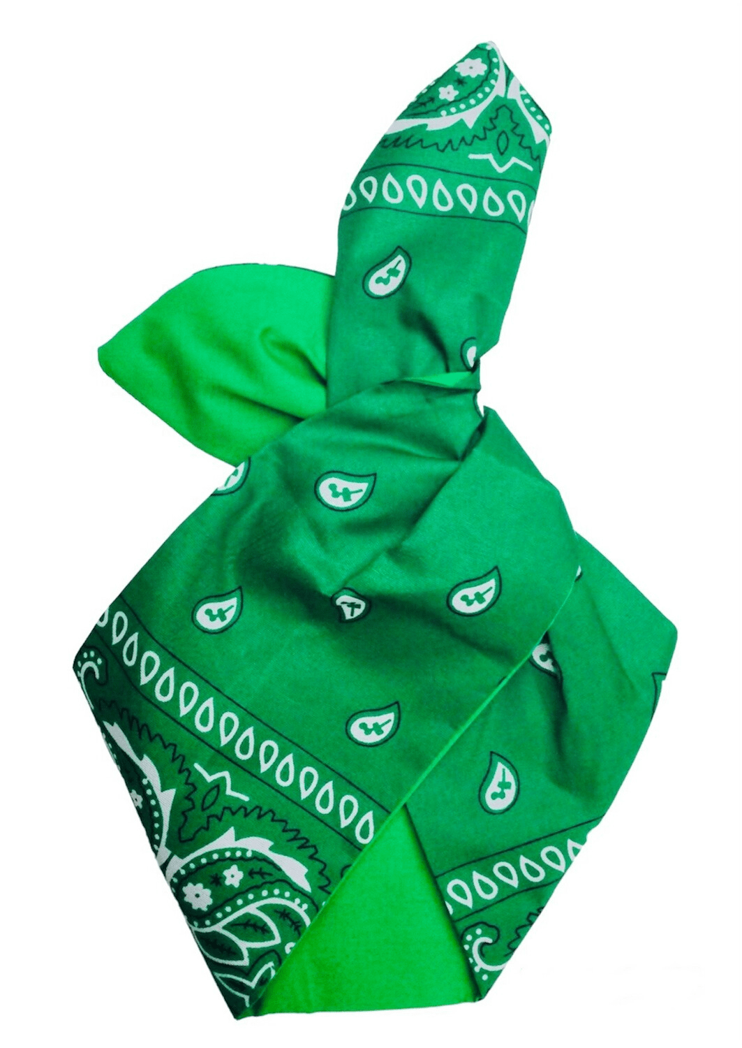 BettyliciousUK Hairband Rockabilly Green Bandana Hairband by Bebopa Hairbands