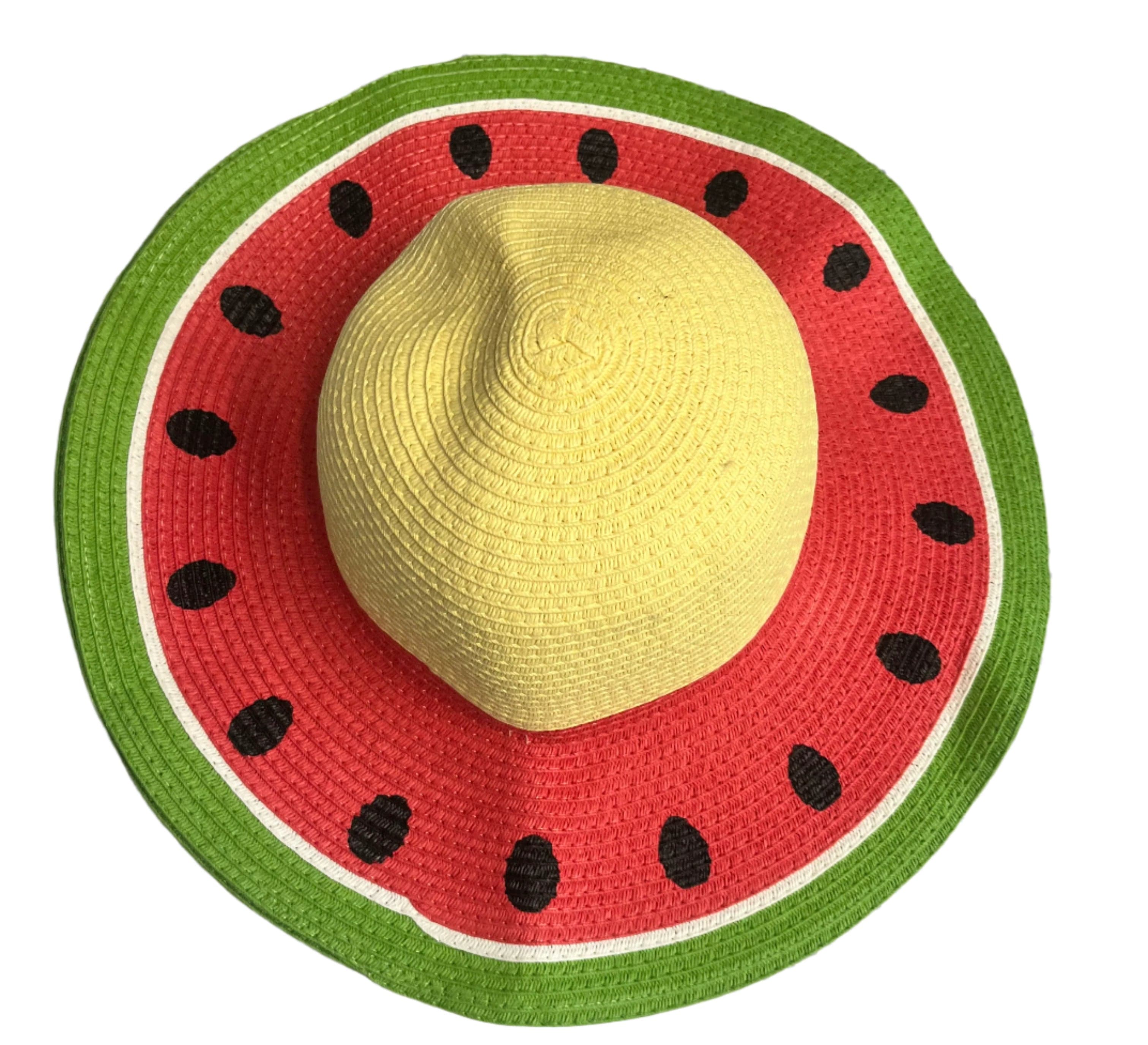 BettyliciousUK Hat Watermelon Brimmed Sun Hat