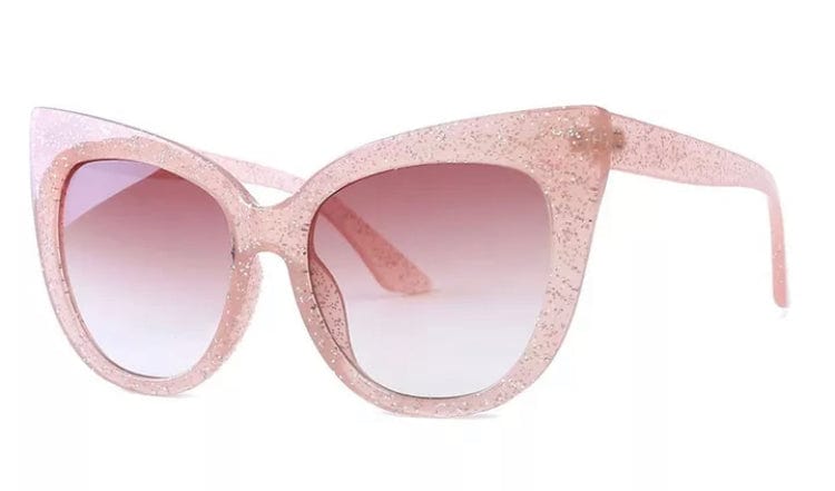 BettyliciousUK Oversized Glitter Framed Sunglasses