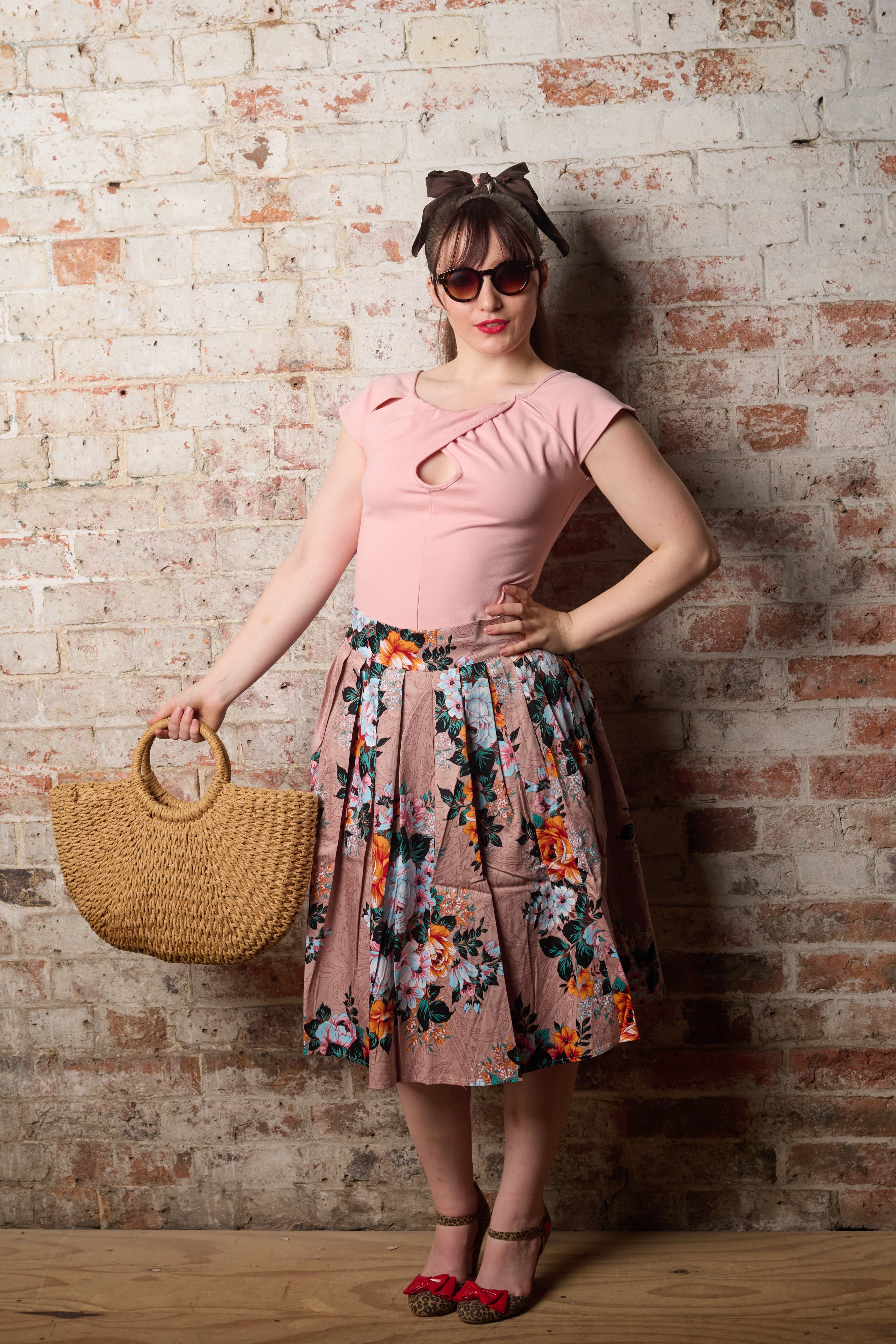 Adalyn Floral Circle Skirt – Bettylicious Retro