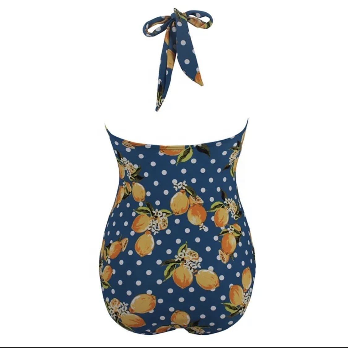 BettyliciousUK Swimsuit Bettylicious Lemon and Polka Dot Swimsuit