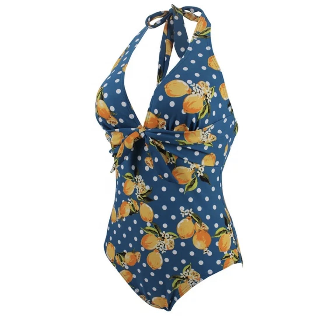 BettyliciousUK Swimsuit Bettylicious Lemon and Polka Dot Swimsuit