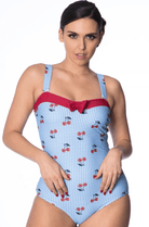 BettyliciousUK Swimsuit Cherry Love Vintage Style Swimsuit by Banned Retro